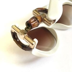 gucci glasses bamboo frame